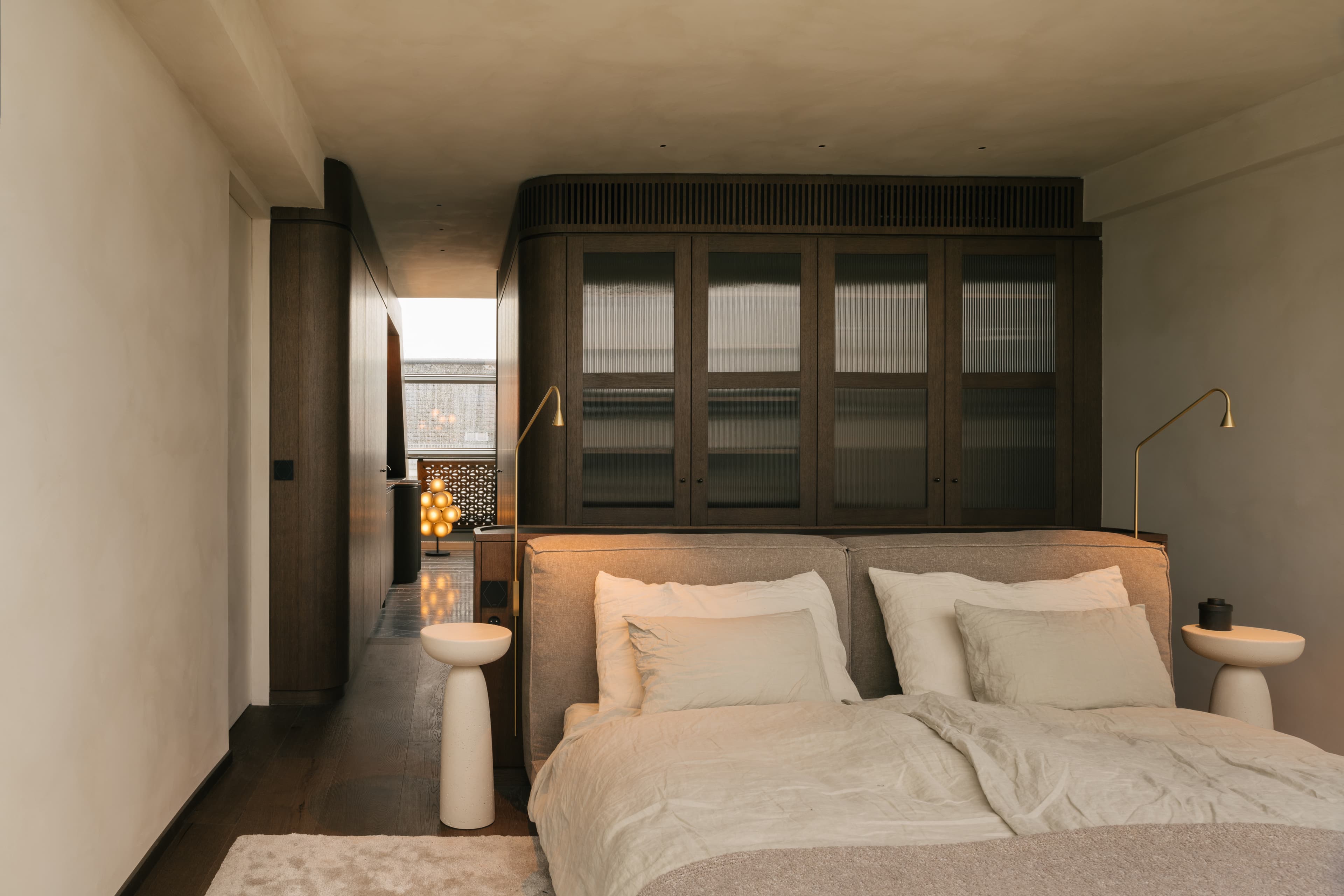 View of the attic living space.