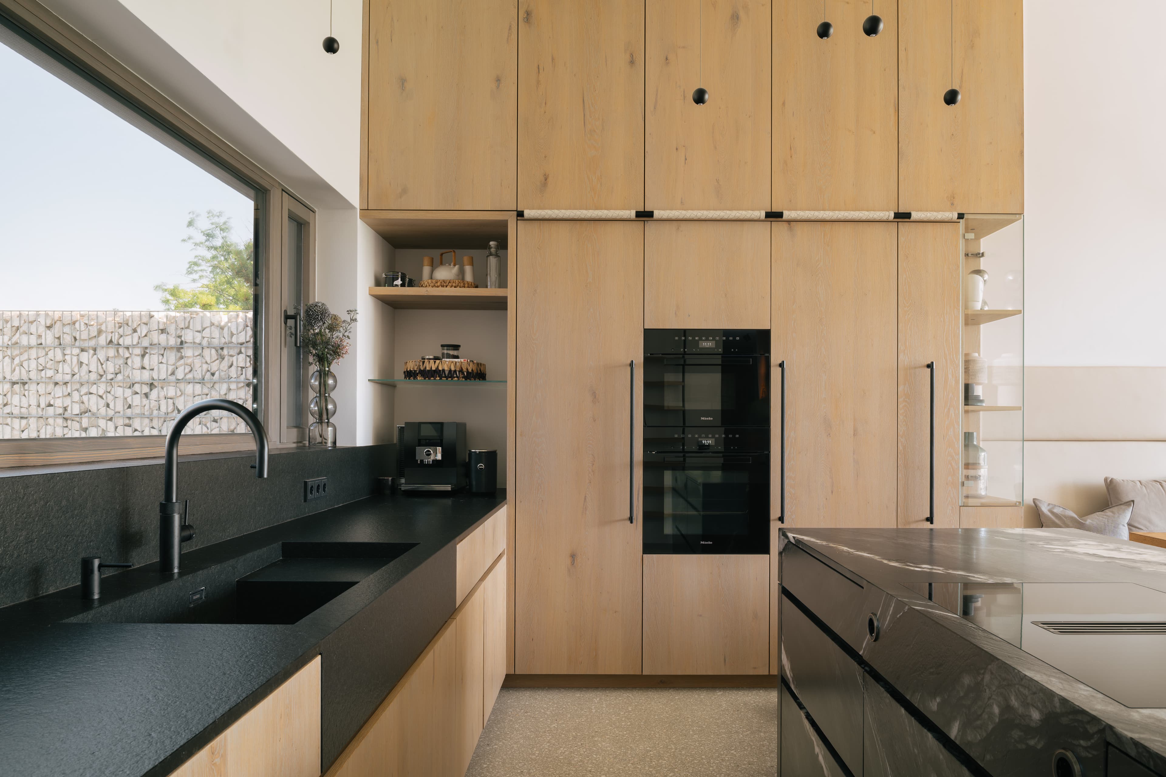 Detail of craftsmanship and custom built elements.